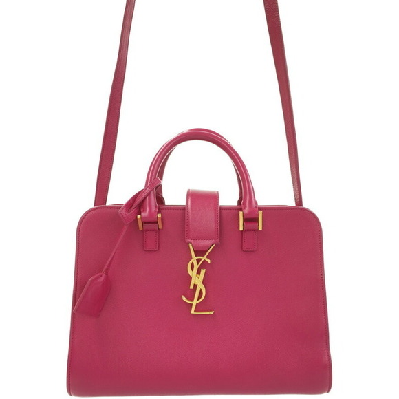 Saint Laurent Handbags - SAINT LAURENT PARIS Cabas 2WAY Leather Handbag